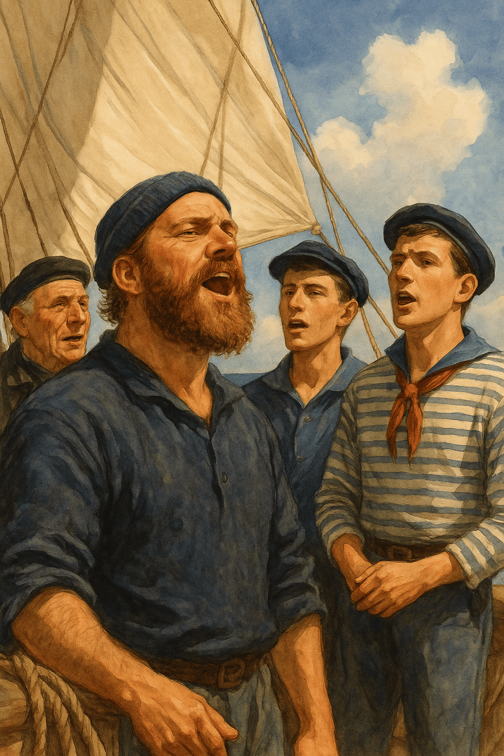 image représentative de l'article Les chants de marins : rythmes du travail et mélodies de la mer
